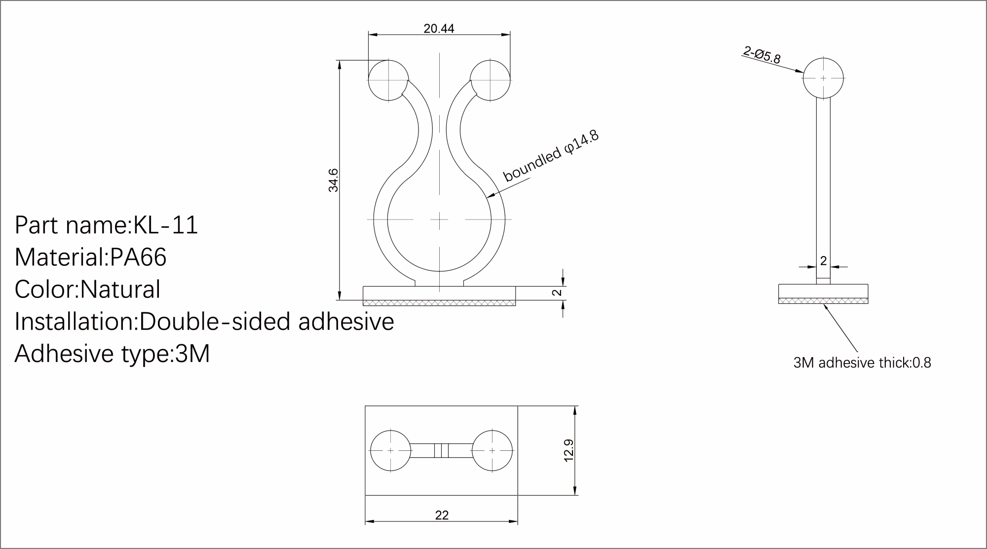 Twisted Fixed Seat KL-11